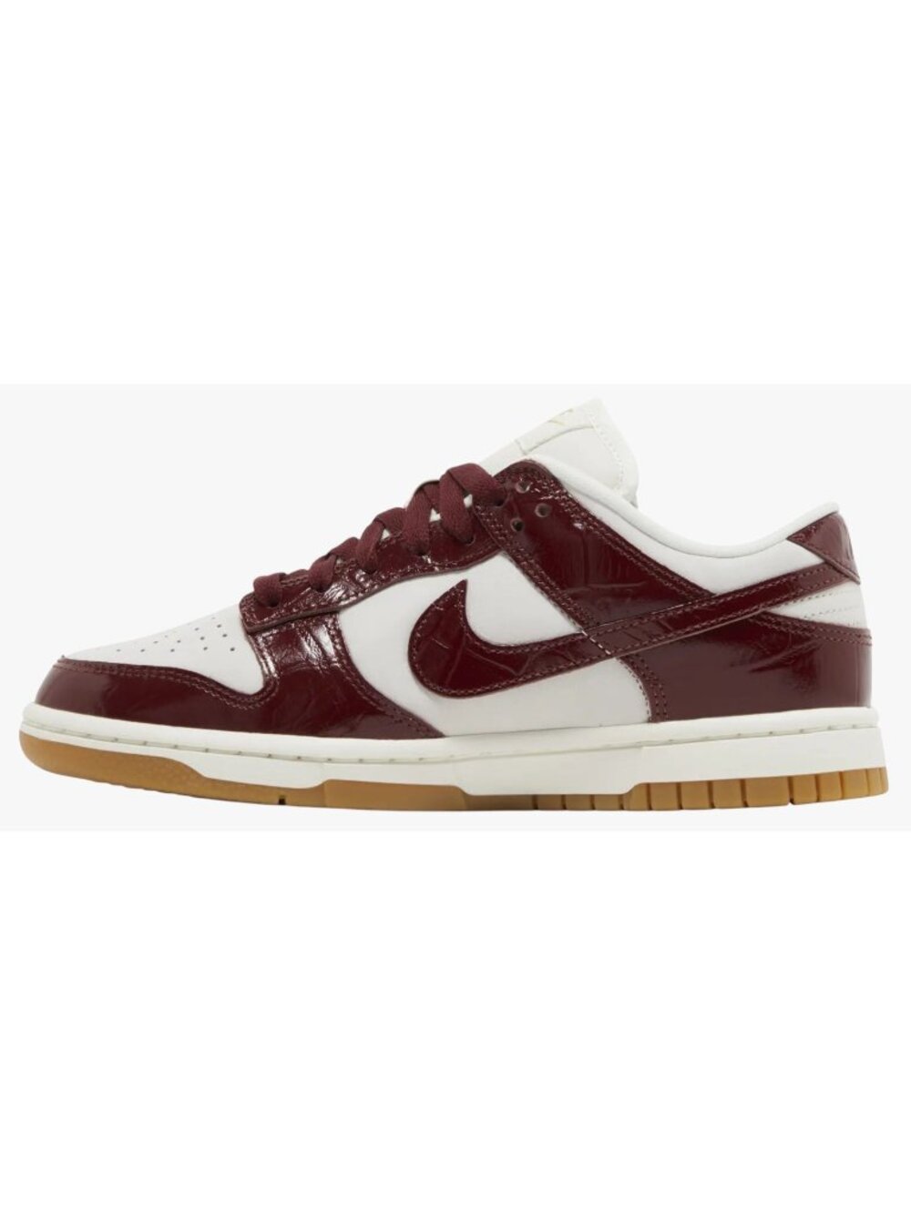 Nike‎ Dunk Low LX Dark 'Team Red Croc' FJ2260-004 Size W 10.5 / M 9 NEW | RARE